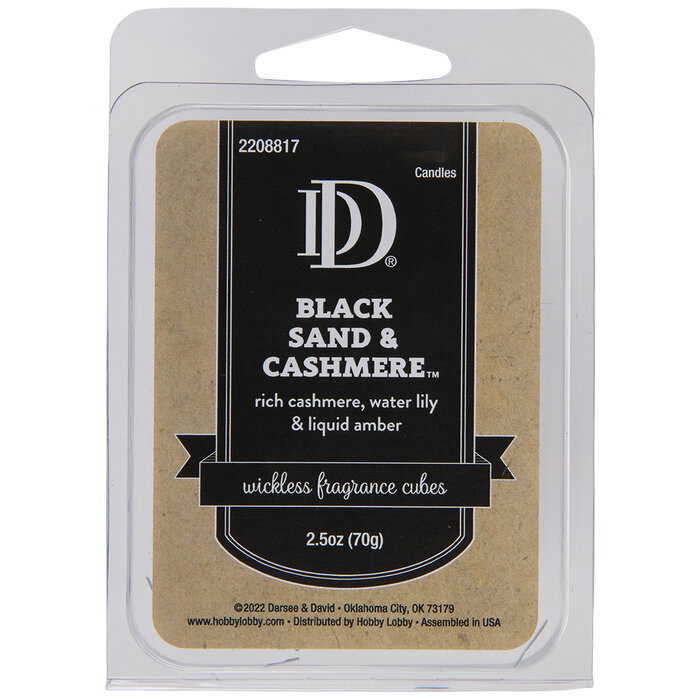 Black Sand & Cashmere Fragrance Cubes Hobby Lobby 2208817