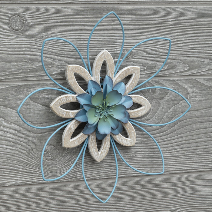 Blue Flower Metal Wall Decor Hobby Lobby 2187862