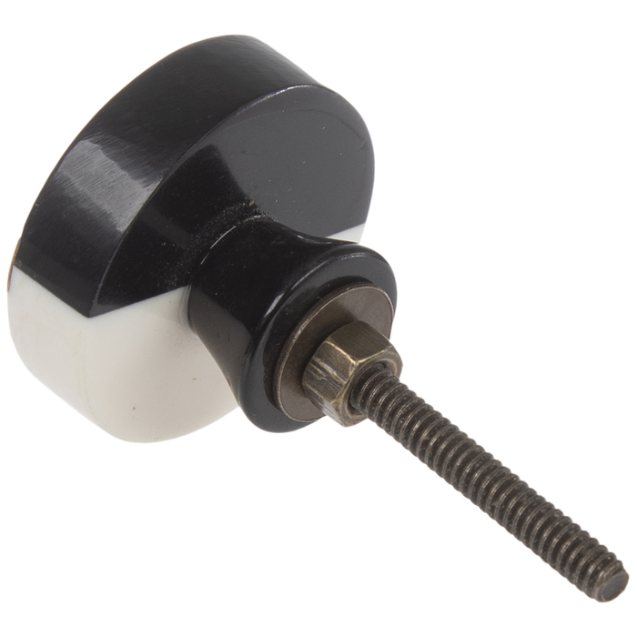 Round Black & White Knob Hobby Lobby 1859081