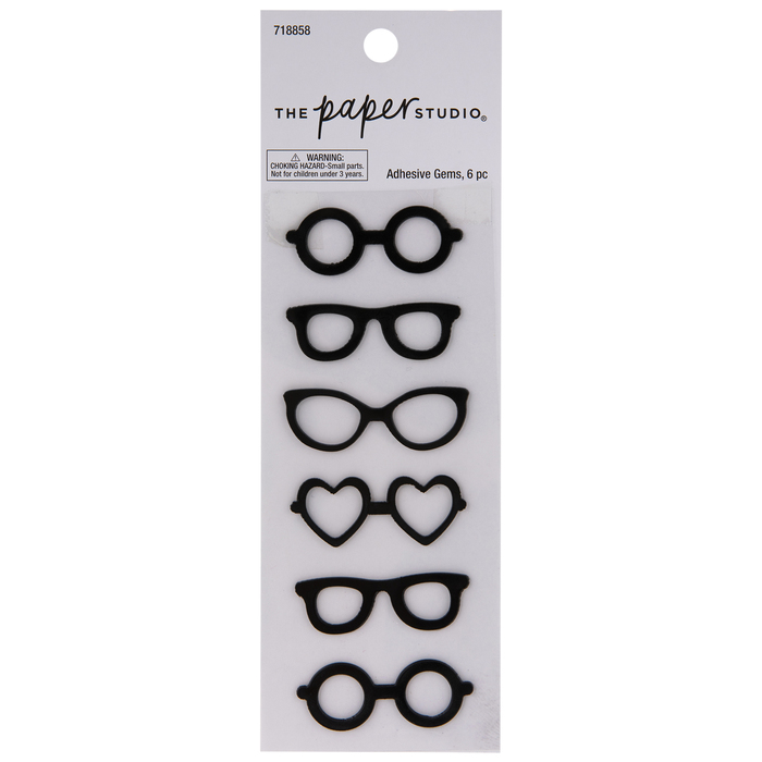 Black Glasses Stickers Hobby Lobby 718858