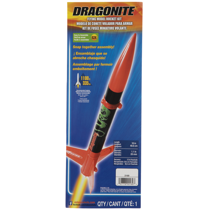 Dragonite Model Rocket Kit Hobby Lobby 459115