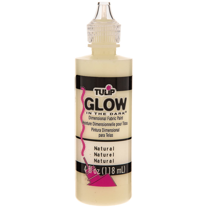 Natural GlowInTheDark Fabric Paint 4 Ounce Hobby Lobby 743823