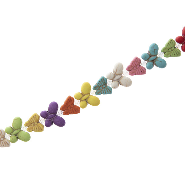 Imitation Howlite Butterfly Bead Strand Hobby Lobby 2194603