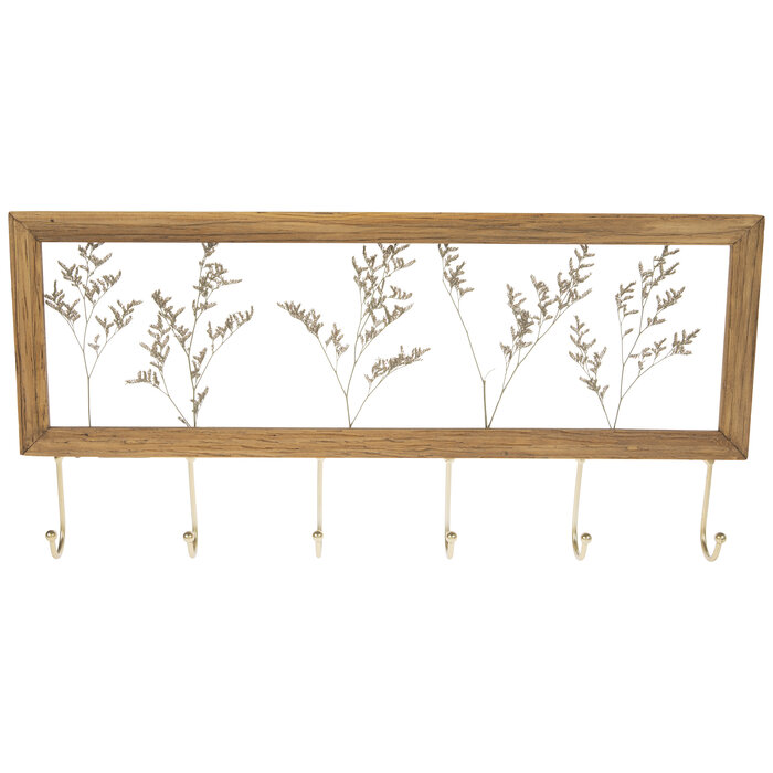 Dried Grass Framed Wall Decor With Hooks Hobby Lobby 2179711