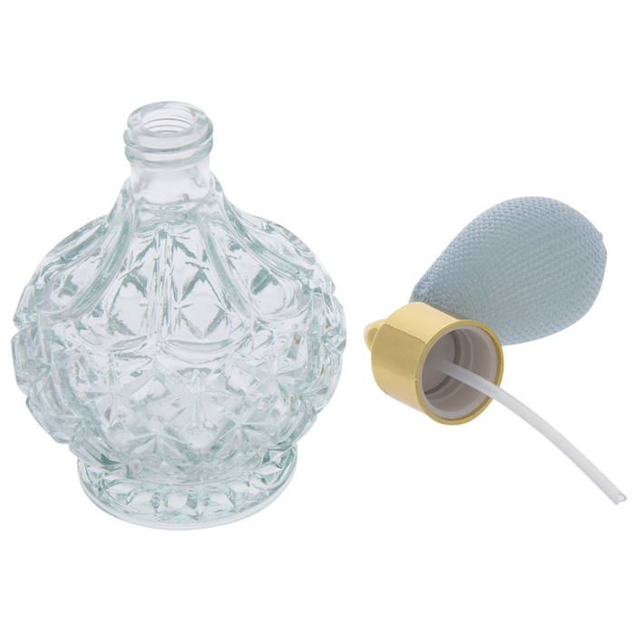 Blue Glass Perfume Bottle With Atomizer Hobby Lobby 1955954