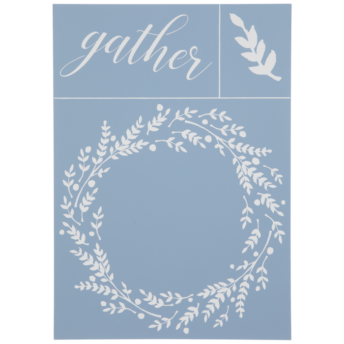 Gather Wreath Adhesive Silkscreen Stencil Hobby Lobby 1734029