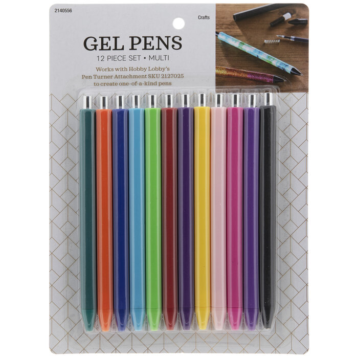 MultiColor Gel Pens 12 Piece Set Hobby Lobby 2140556
