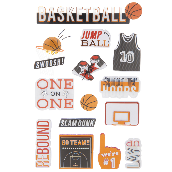 Basketball 3D Stickers Hobby Lobby 1883917