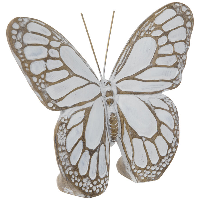 Whitewash Wood Grain Butterfly Hobby Lobby 2175115