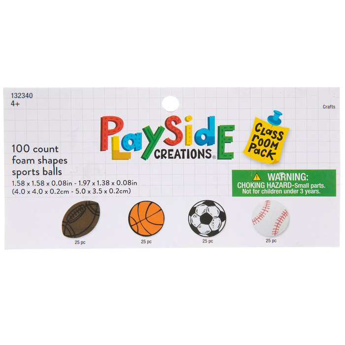 Sport Ball Foam Stickers Hobby Lobby 132340