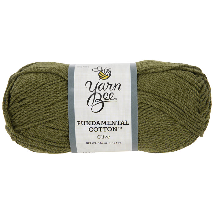 Olive Yarn Bee Fundamental Cotton Yarn Hobby Lobby 2204758