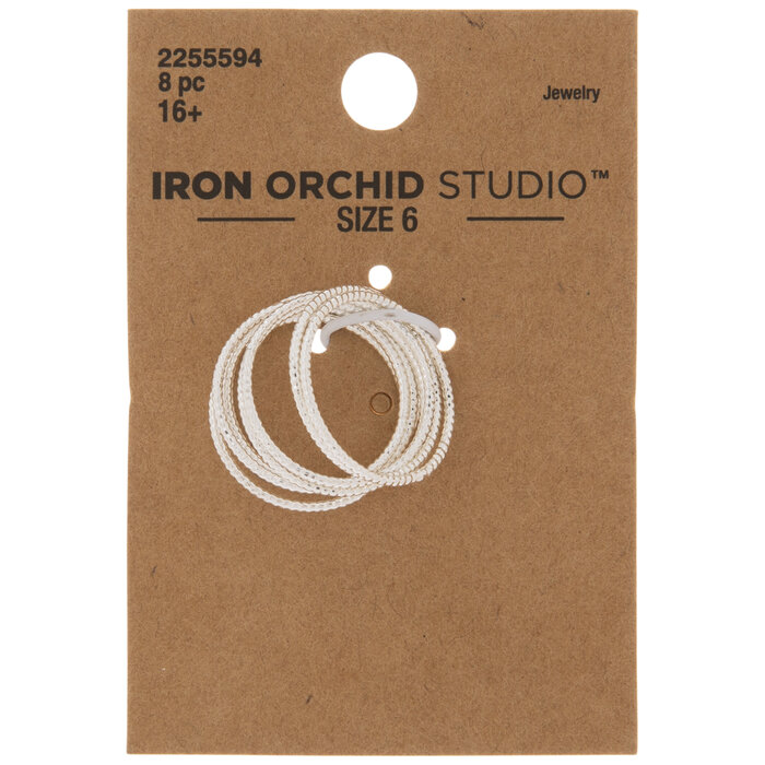 Textured Stacking Rings Hobby Lobby