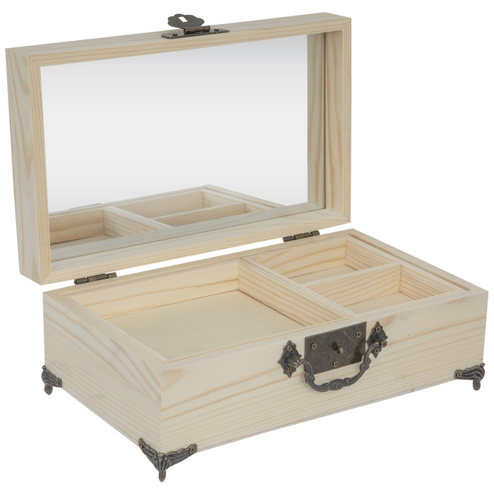 Wood Jewelry Box With Feet Hobby Lobby 745844