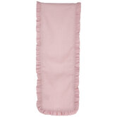 Pink Ruffled Table Runner