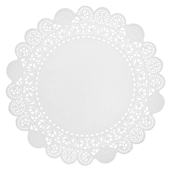 White Grease Proof Doilies 10" Hobby Lobby 484428