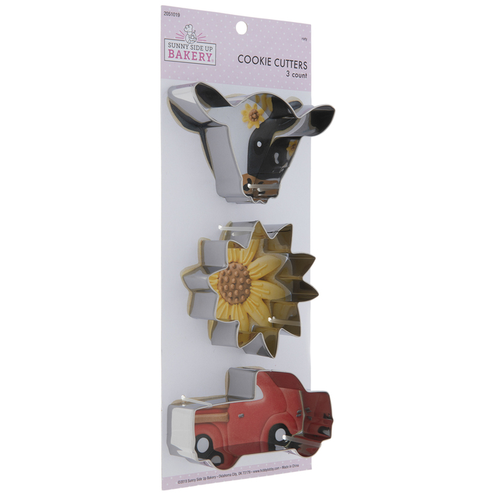 Cow, Flower & Truck Metal Cookie Cutters Hobby Lobby 2051019