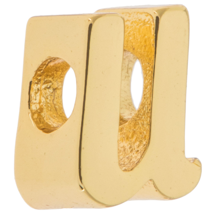 14K Gold Plated Cursive Letter Charm U Hobby Lobby 1660505