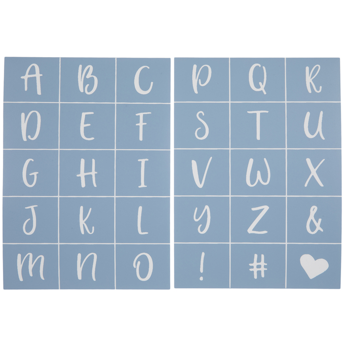 Cheery O Alphabet Adhesive Stencils Hobby Lobby 1740505