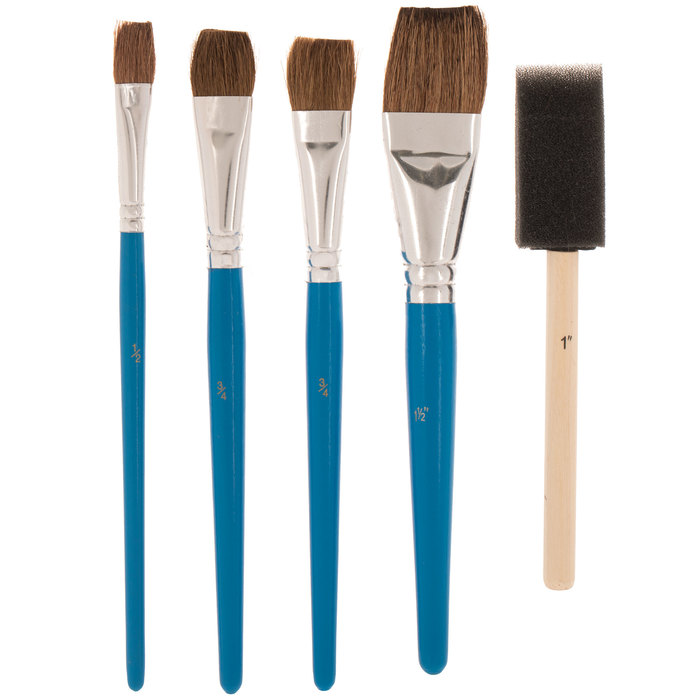 Basecoat Paint Brushes 5 Piece Set Hobby Lobby 238600