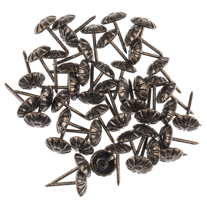 Antique Brass Daisy Decorative Tacks 7/16" Hobby Lobby 423988