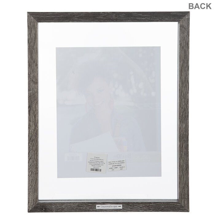 Gray Wood Float Wall Frame 8" x 10" Hobby Lobby 1827203