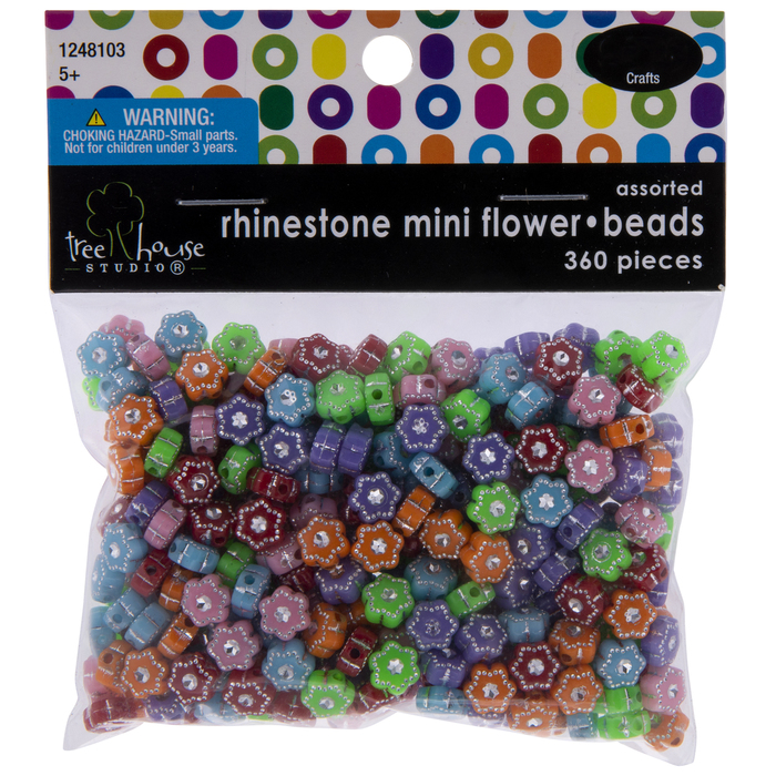 Rhinestone Flower Beads Hobby Lobby 1248103