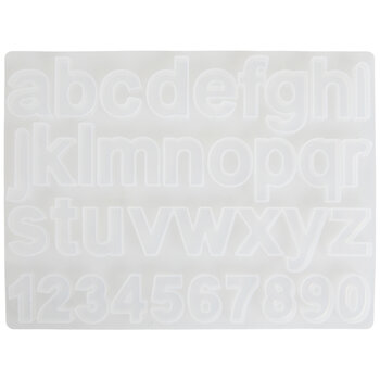 XL Alphabet & Number Resin Mold
