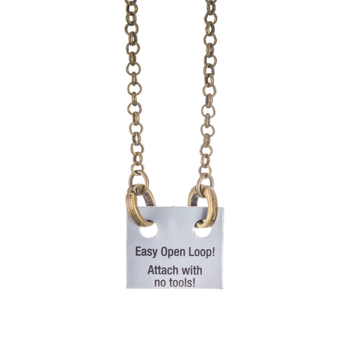 Chain Necklace With Loop Clasps 16" Hobby Lobby