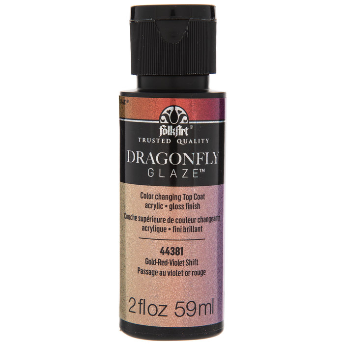 GoldRedViolet Shift Dragonfly Glaze Hobby Lobby 1784164