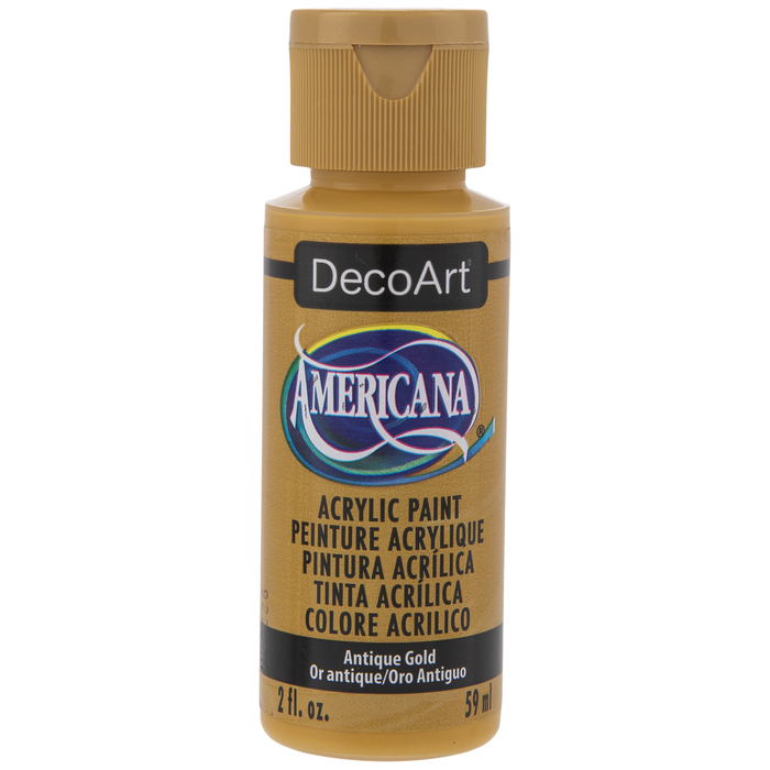 Antique Gold Americana Acrylic Paint Hobby Lobby 55863