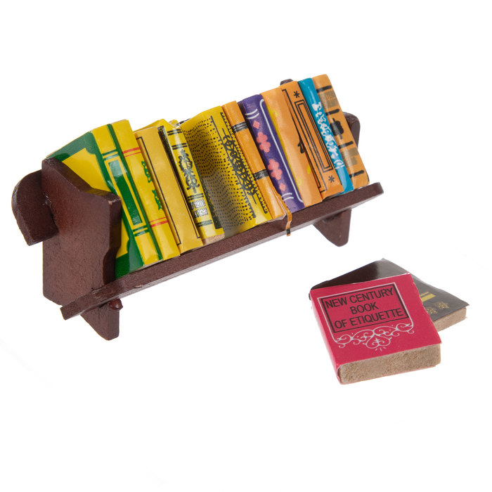 Miniature Bookshelf With Books Hobby Lobby 729509