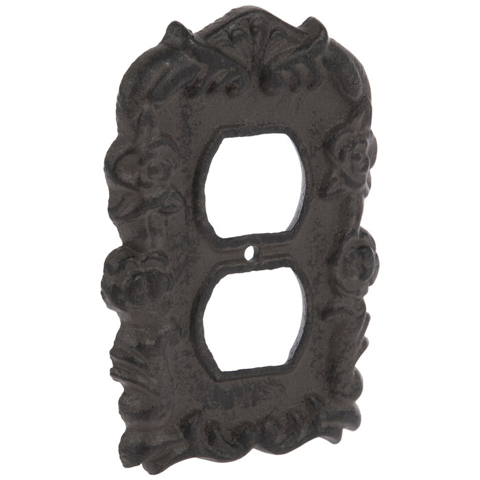 Rust Floral Swirl Metal Outlet Cover Hobby Lobby 1203405