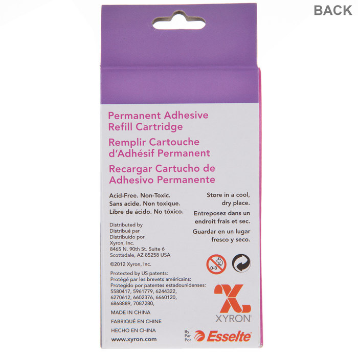 Xyron Permanent Adhesive Refill Cartridge Hobby Lobby 786988