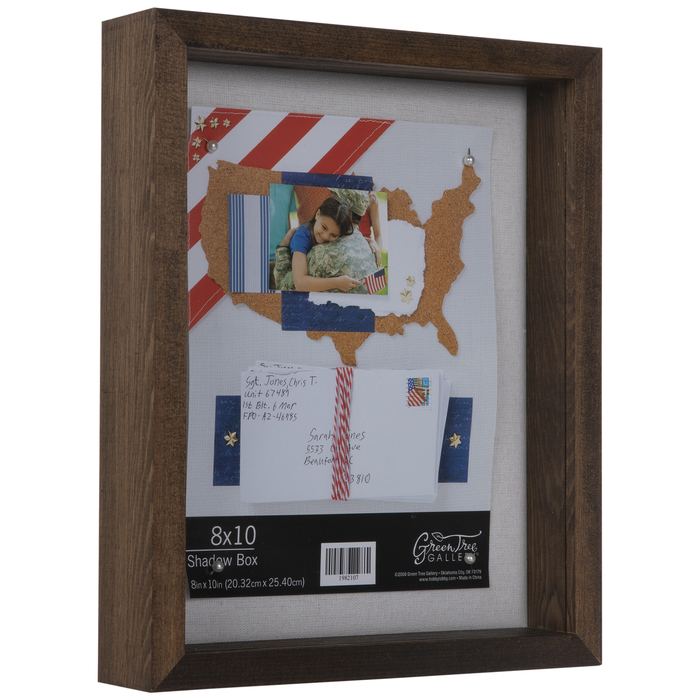 Walnut Wood Shadow Box 8" x 10" Hobby Lobby 1982107