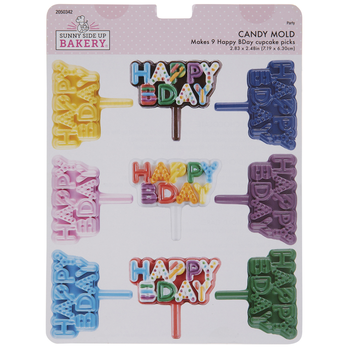Happy Bday Candy Mold Hobby Lobby 2050342