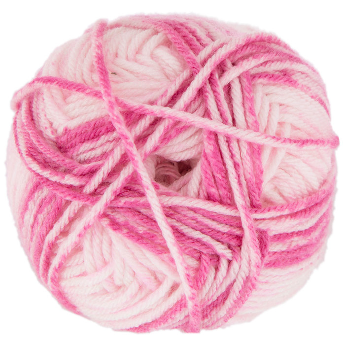 Pink Stripe Yarn Bee Soft & Sleek Print Yarn Hobby Lobby 1625375