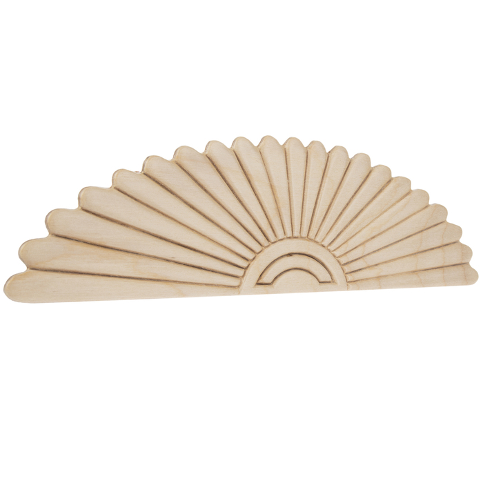 Half Sunburst Wood Applique Hobby Lobby 654566