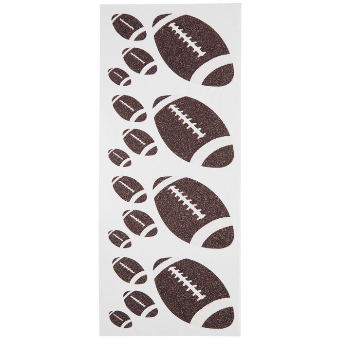 Football Glitter Stickers Hobby Lobby 181578