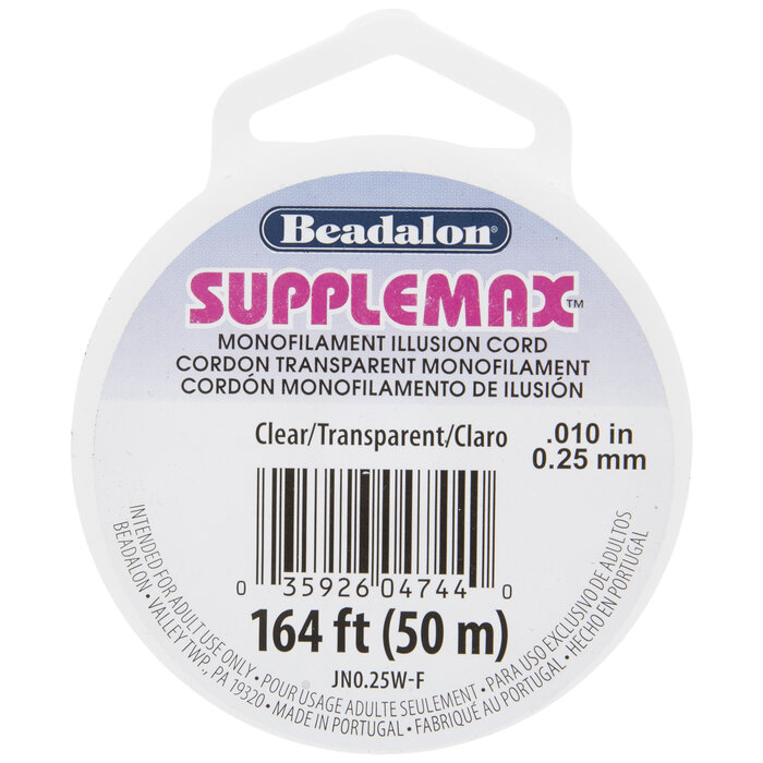 Beadalon Supplemax Monofilament Illusion Cord Hobby Lobby