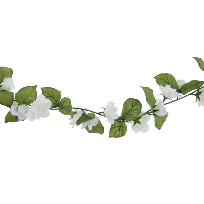 White Mini Rose Garland Hobby Lobby 497560