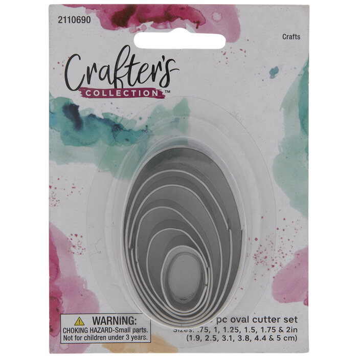 Oval Graduated Metal Clay Cutters Hobby Lobby 2110690
