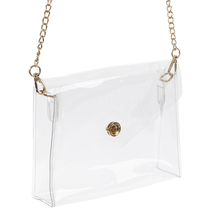 Clear & Gold Crossbody Handbag Hobby Lobby 1868835