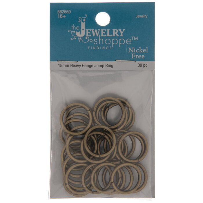 Heavy Gauge Jump Rings 15mm Hobby Lobby 562660
