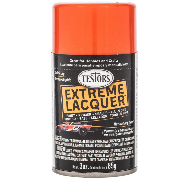 1840 Flaming Orange Extreme Lacquer Spray Paint Hobby Lobby 425546