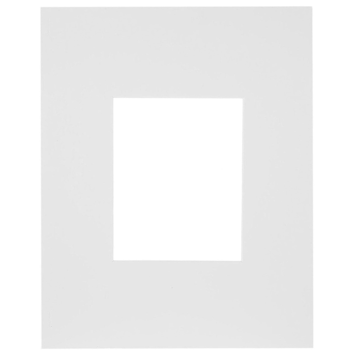 White Single PreCut Museum Mat 8" x 10" Hobby Lobby 266833