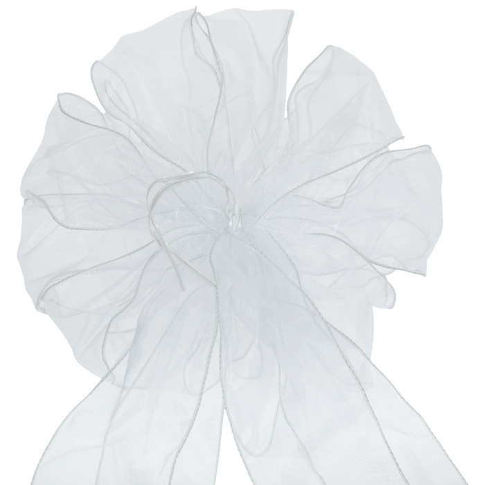 White Wired Edge Sheer Bow Hobby Lobby 60475