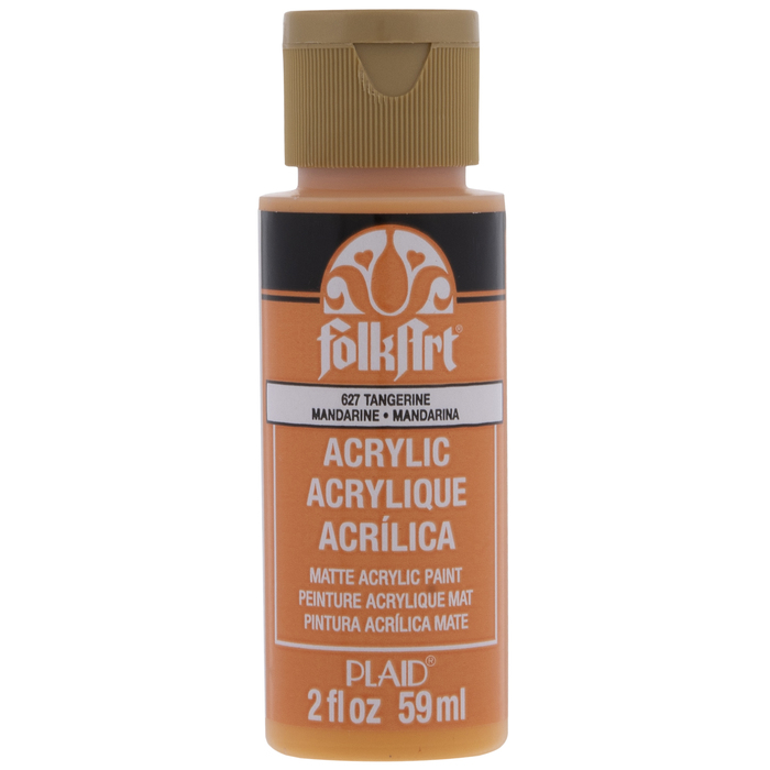 Tangerine FolkArt Acrylic Paint Hobby Lobby 548065
