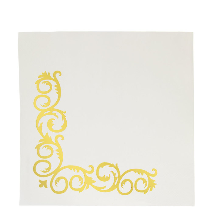 Gold Foil Flourish Napkins Large Hobby Lobby 1340918