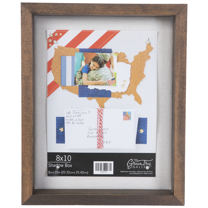 Walnut Wood Shadow Box 8" x 10" Hobby Lobby 1982107