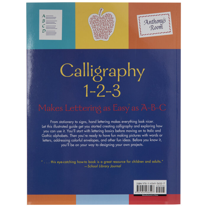 123 Calligraphy! Hobby Lobby 2122281